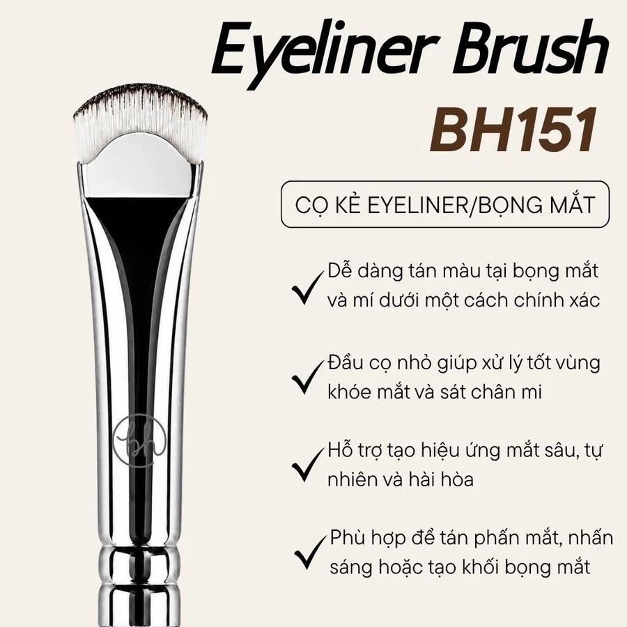 Cọ Kẻ Mắt BH Cosmetics Eyeliner Brush BH151